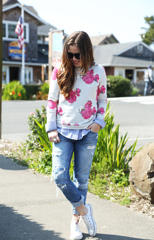 how to wear florals