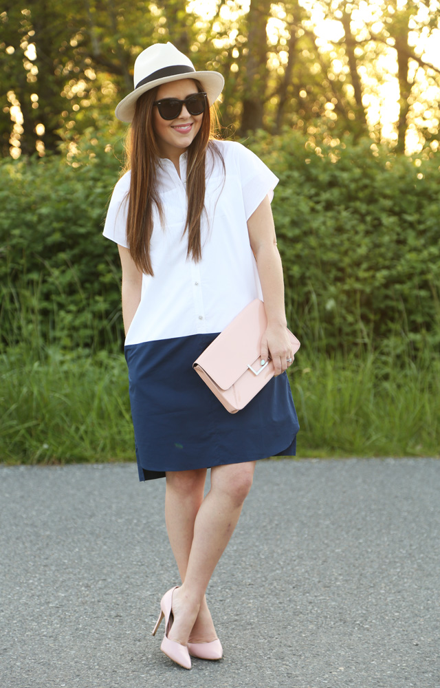 casual shirtdress outfit