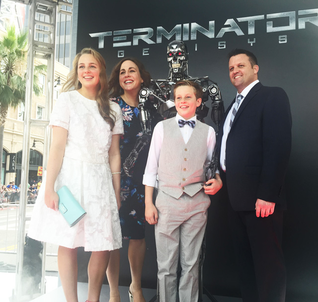 pince family red carpet, terminator