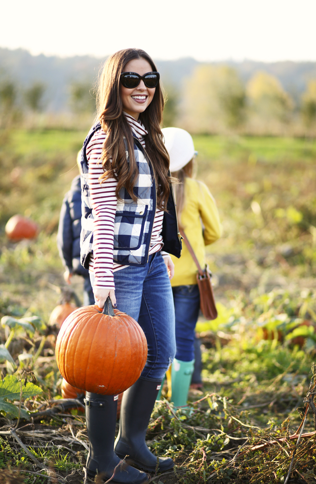 buffalo check puffer vest j