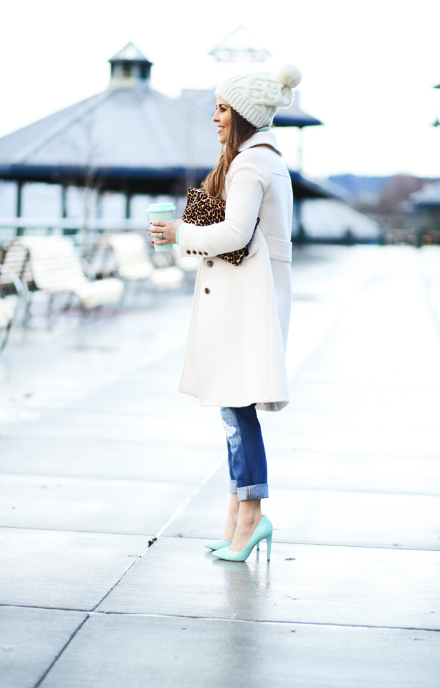 mint and white for winter