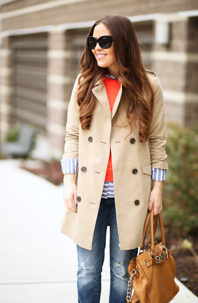 perfect preppy spring outfit