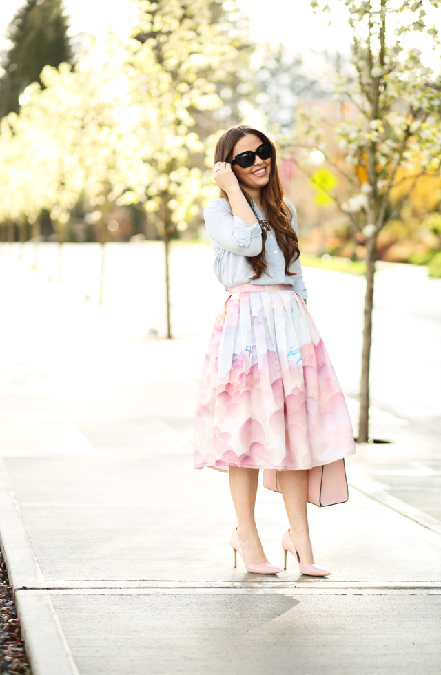 dreamy spring skirt