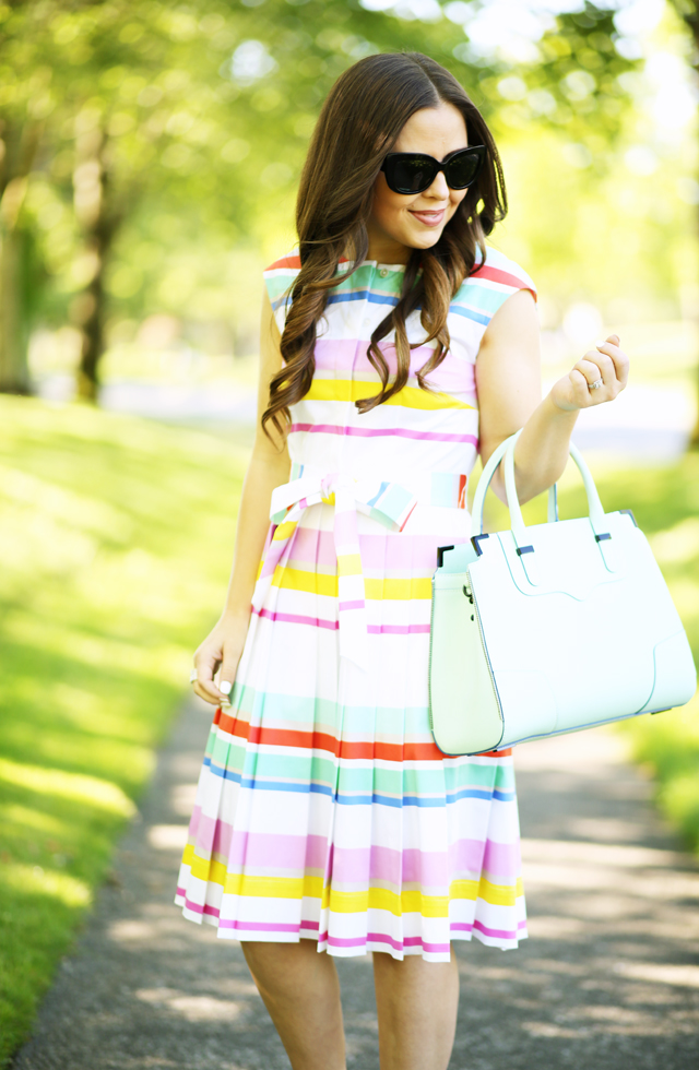 colorful summer dress by kate spade
