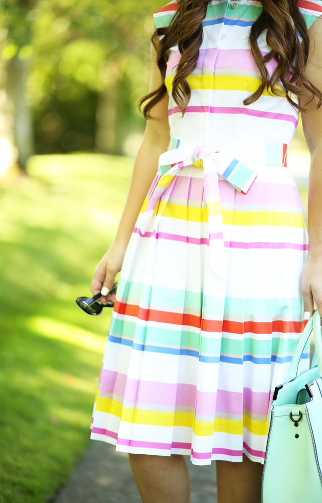 kate spade colorful striped dress
