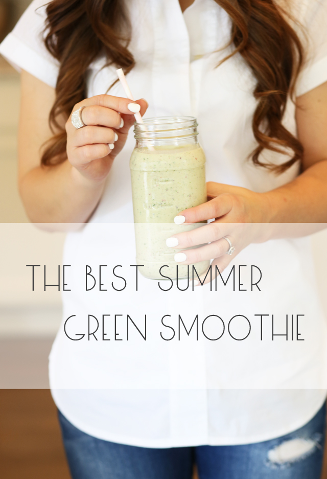 the best summer green smoothie