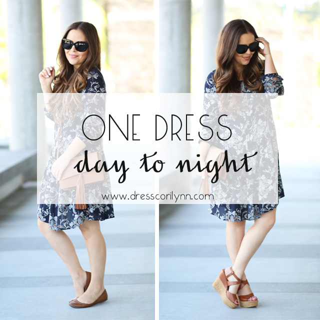 one dress: day to night. - dress cori lynn