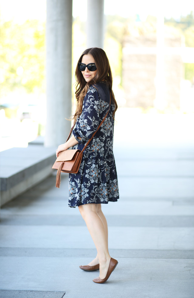 casual dress with flats 2