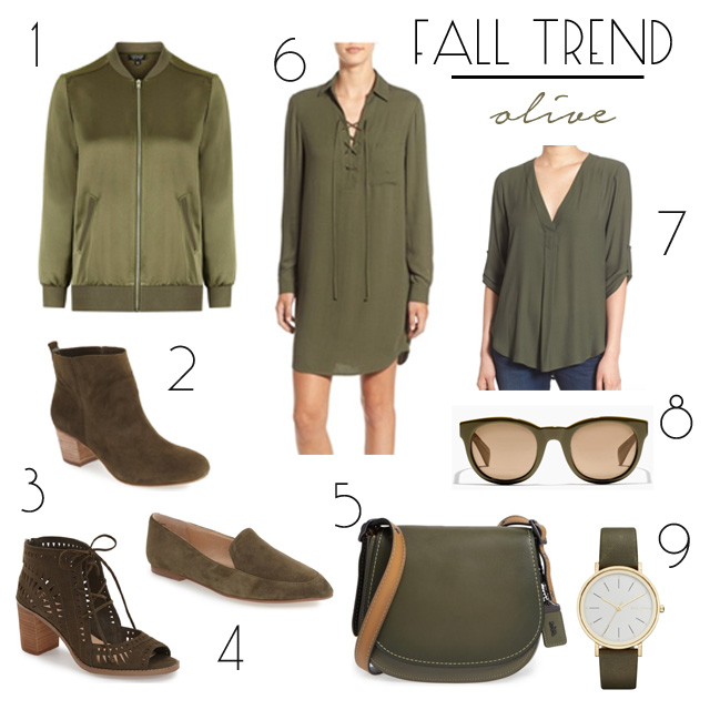 fall trend olive