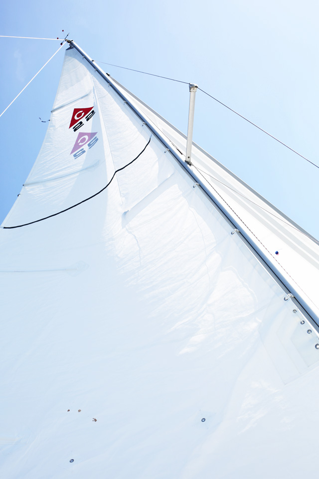 white sails