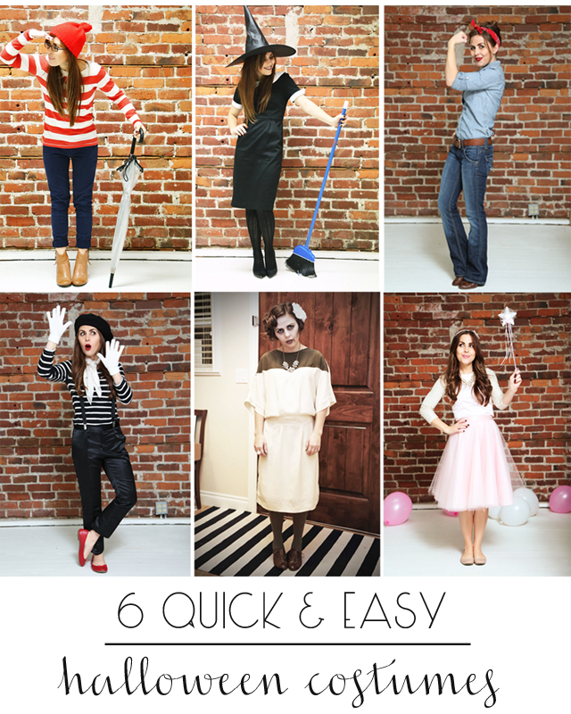 6 quick and easy halloween costumes: dress corilynn- a seattle style blog