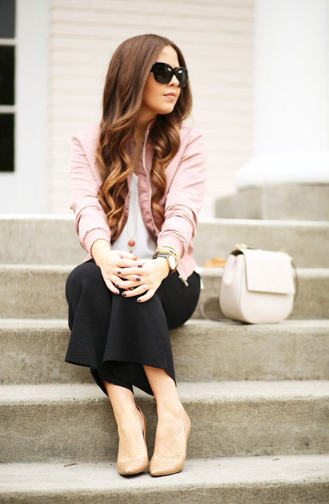black-culottes-and-pink-jacket