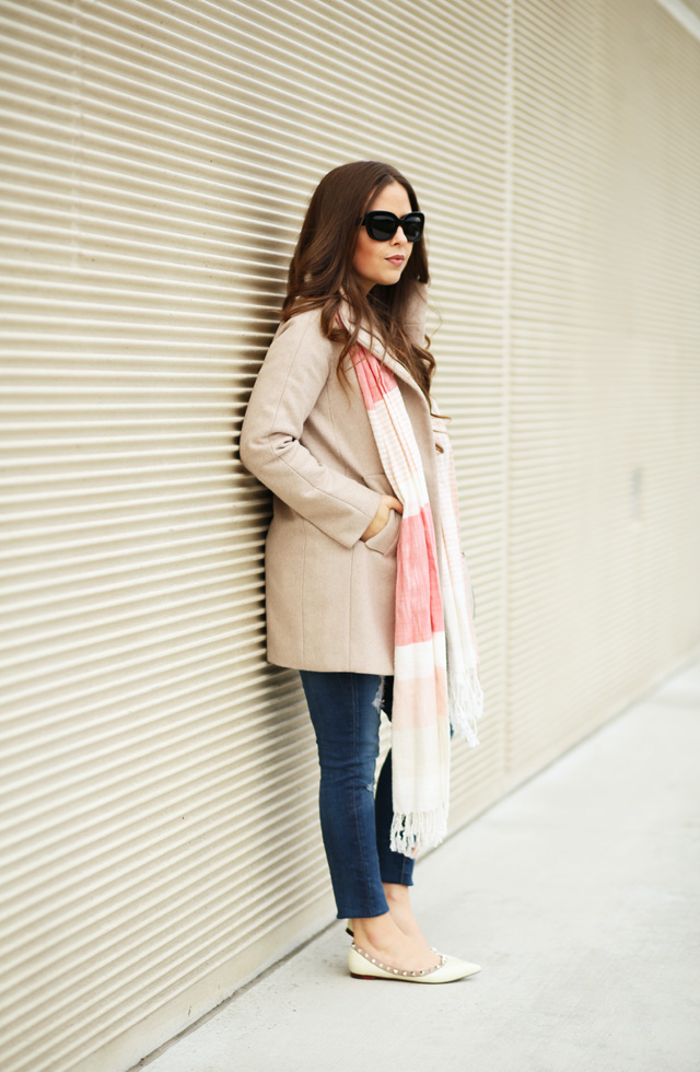 tan-jcrew-city-coat-pink-scarf
