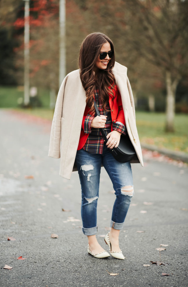 red-blazer-boyfriend-jeans-neutral-coat