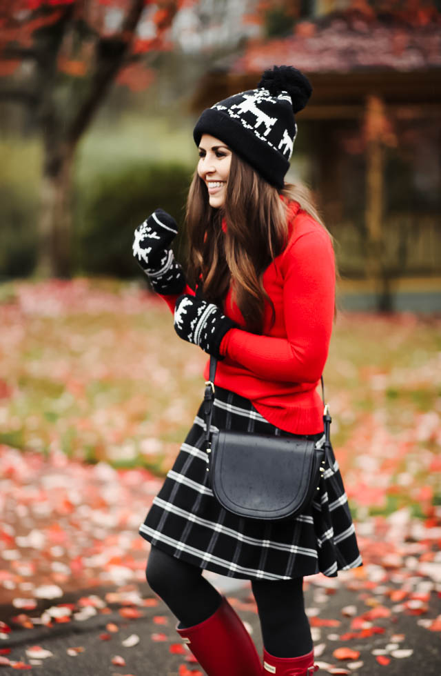 red-sweater-faire-isle-hat-and-gloves-5