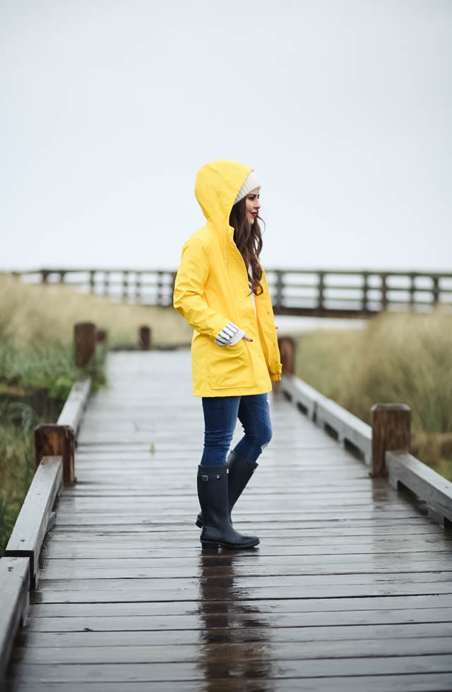 hunter yellow wellies