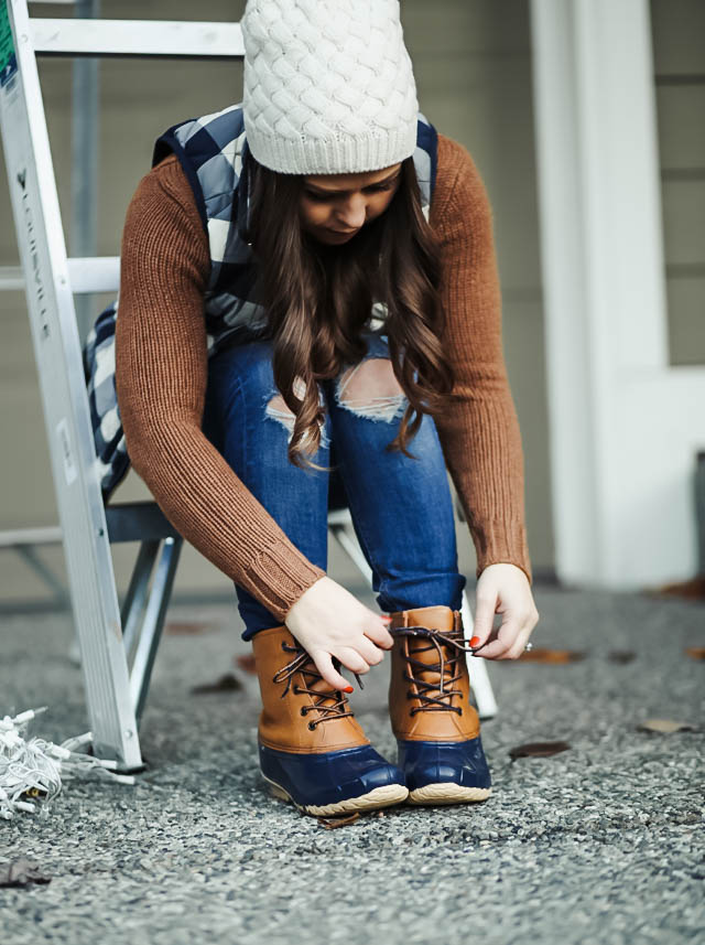 winter boots with Payless. dress cori lynn