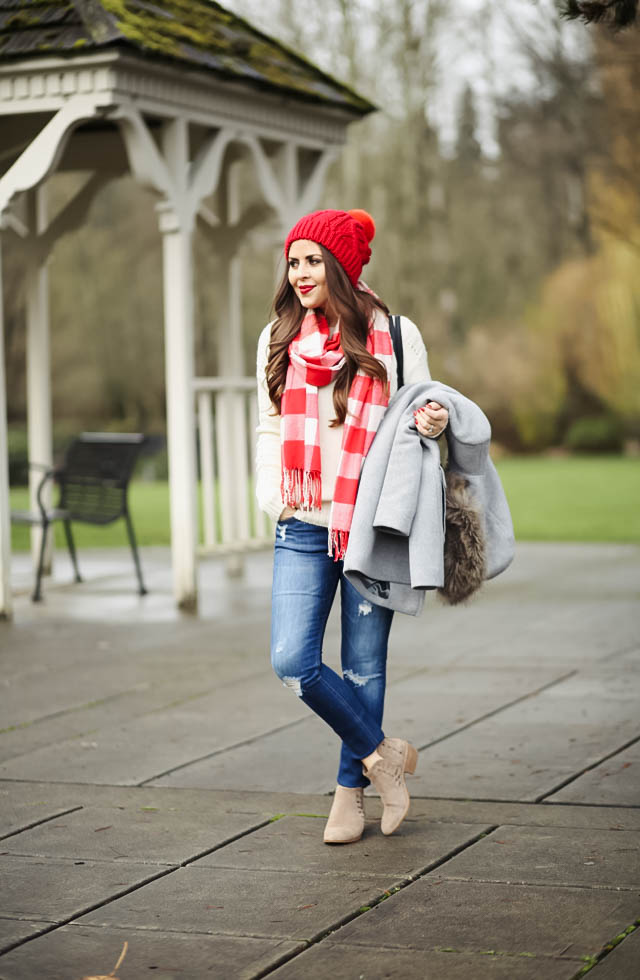 red-buffalo-check-scarf-outfit-1