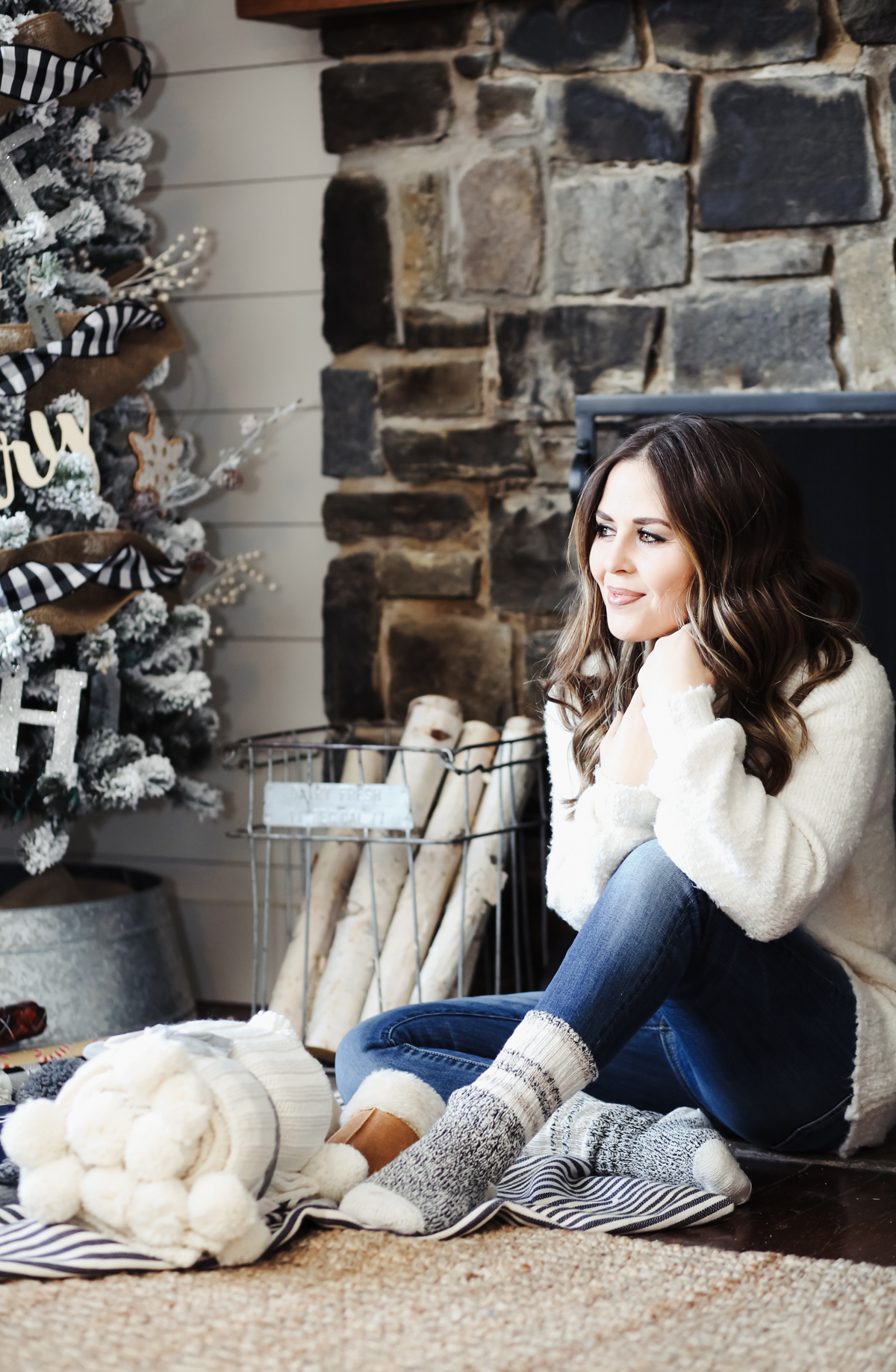 giving cozy with American Eagle Outfitters. - dress cori lynn