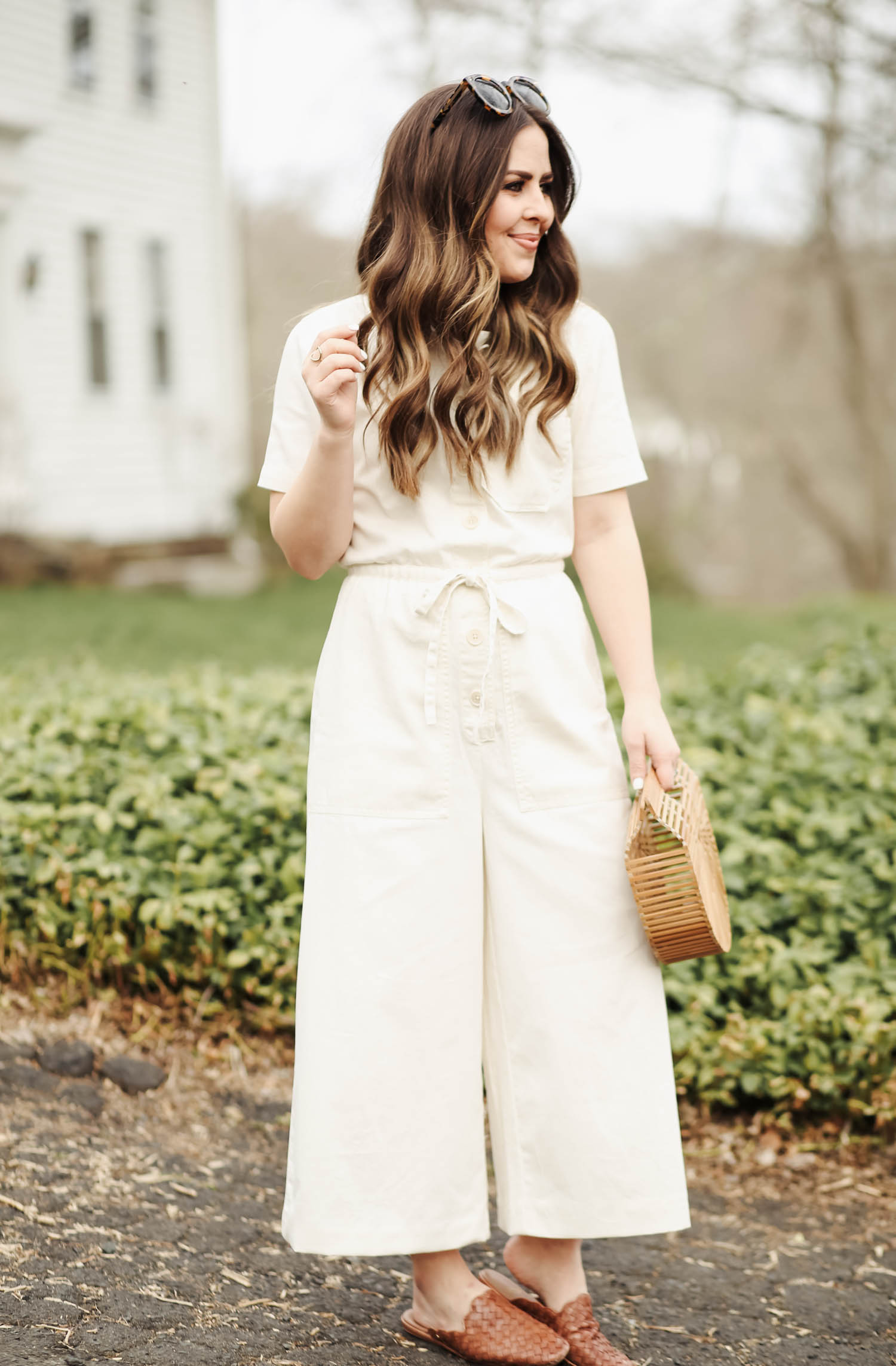 How to Style a White Jumpsuit, From Grandma with Love