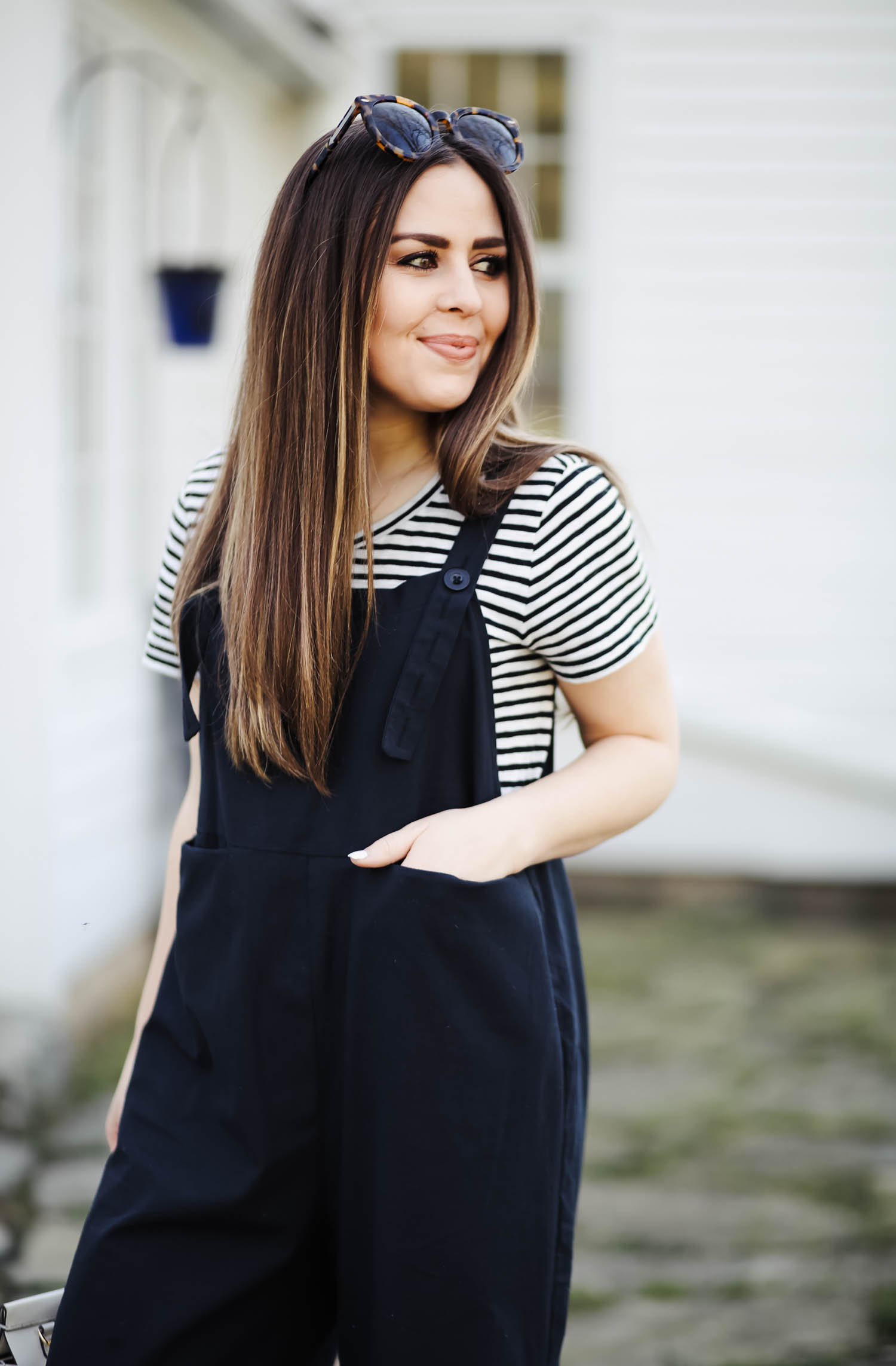 Little black pinafore. - dress cori lynn