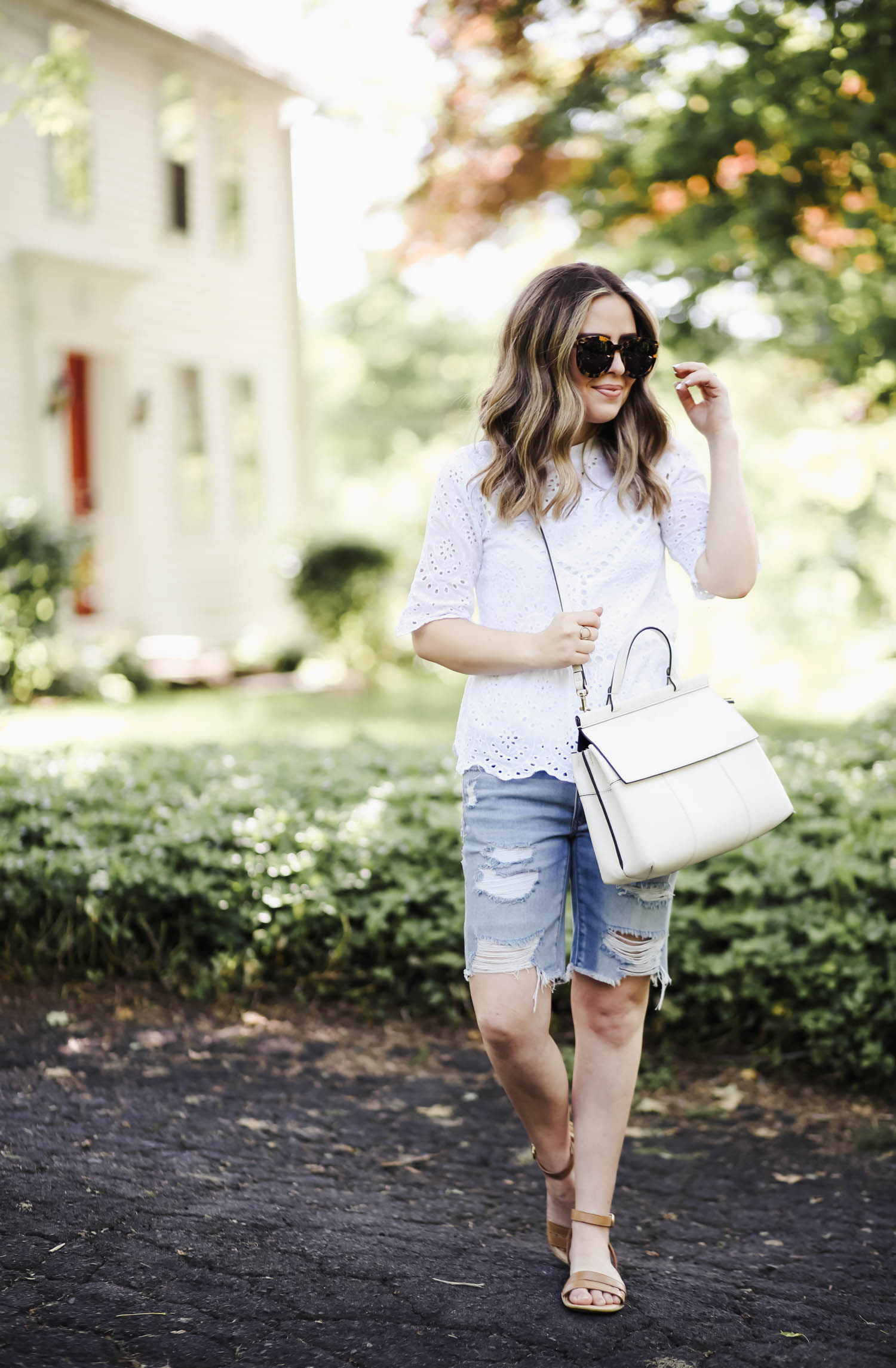 the best long shorts for summer and how to style them. - dress cori lynn