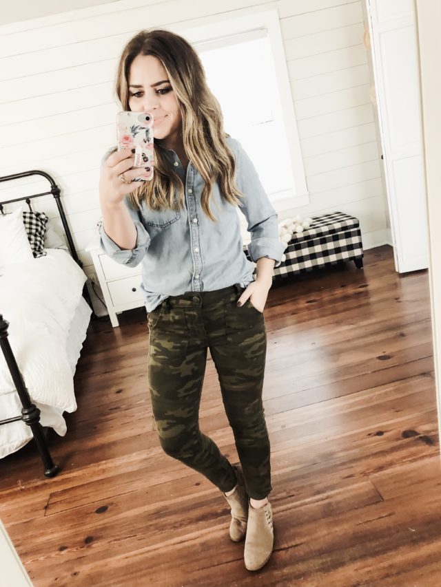 12 ways to style camo pants for fall. - dress cori lynn