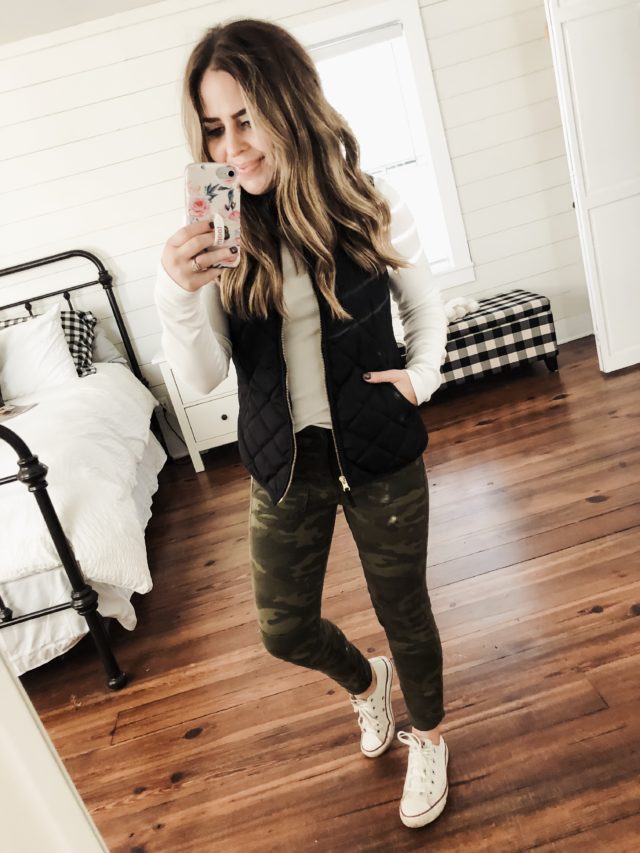 12 ways to style camo pants for fall. - dress cori lynn