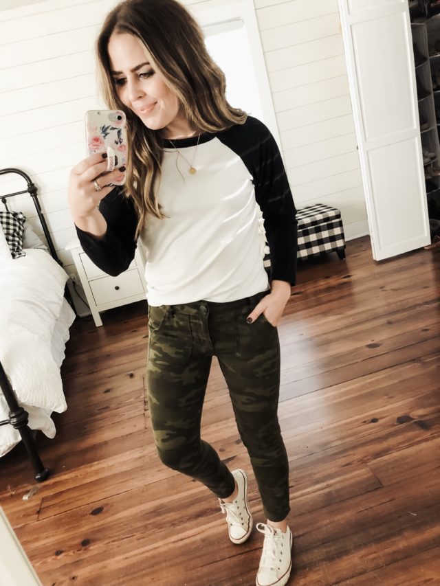 12 ways to style camo pants for fall. - dress cori lynn