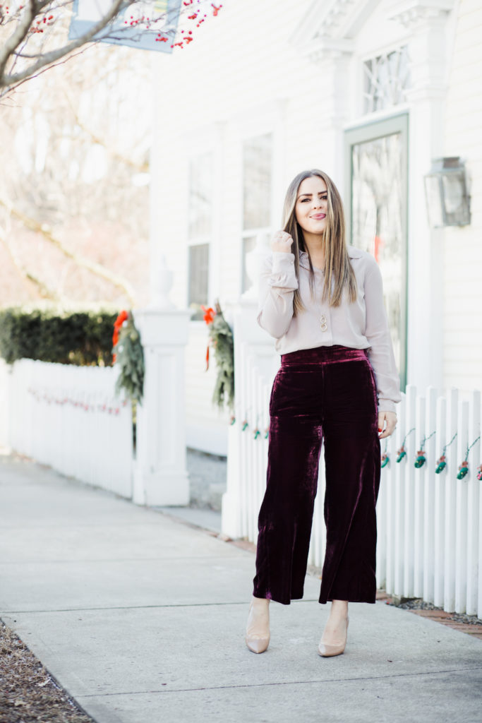 How to Style Velvet Pants & Velvet Pants Outfits - Polished Closets