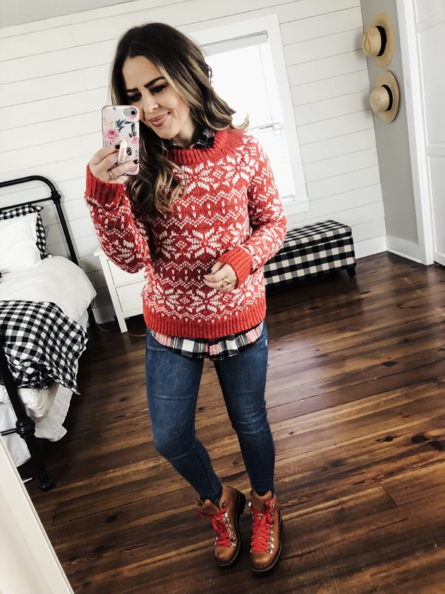 style series: 12 ways to style a Christmas sweater. - dress cori lynn