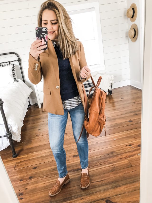 15 ways to style a camel blazer. - dress cori lynn