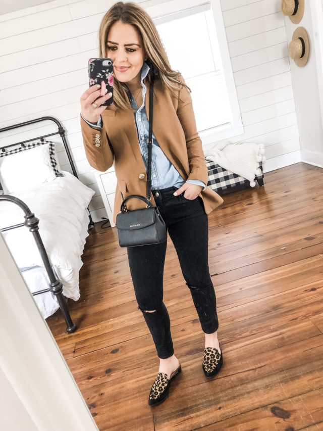 15 ways to style a camel blazer. - dress cori lynn