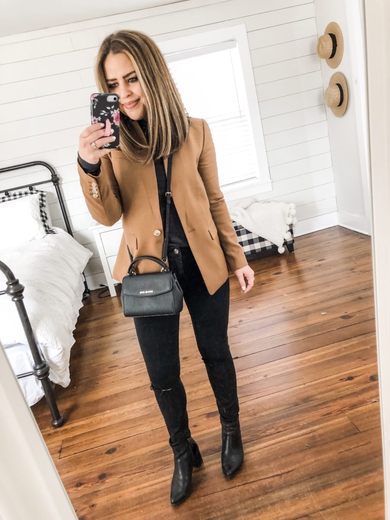 15 ways to style a camel blazer. - dress cori lynn