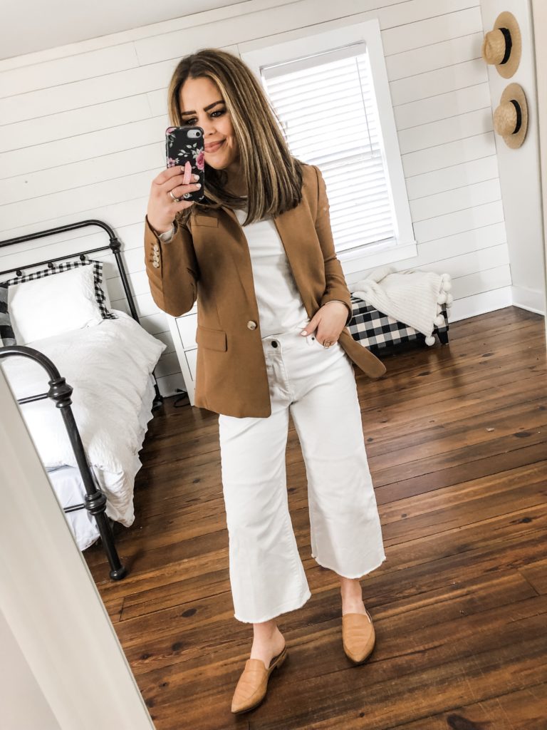 15 ways to style a camel blazer. - dress cori lynn