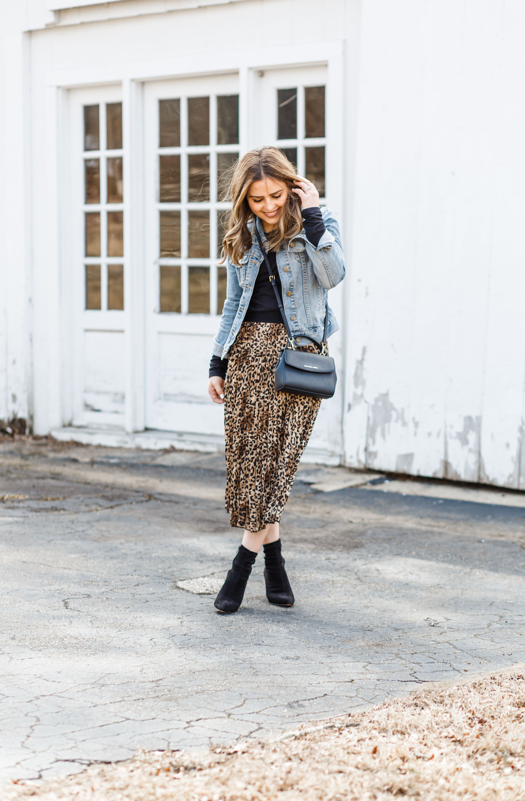 OOTD: sequin mini shorts with leopard print coat outfit #styletips