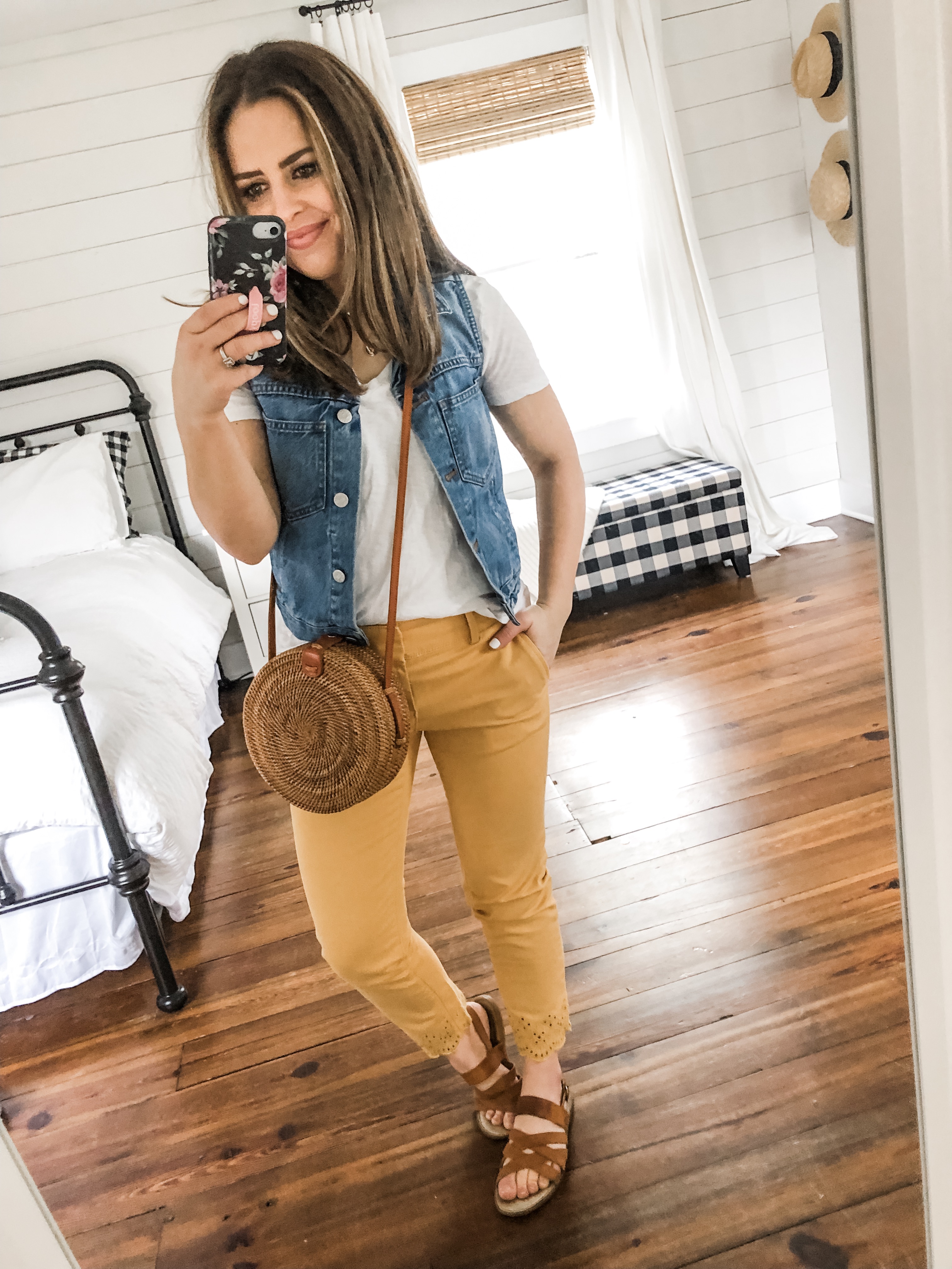 What to Wear with Mustard Yellow Pants - Life with Mar