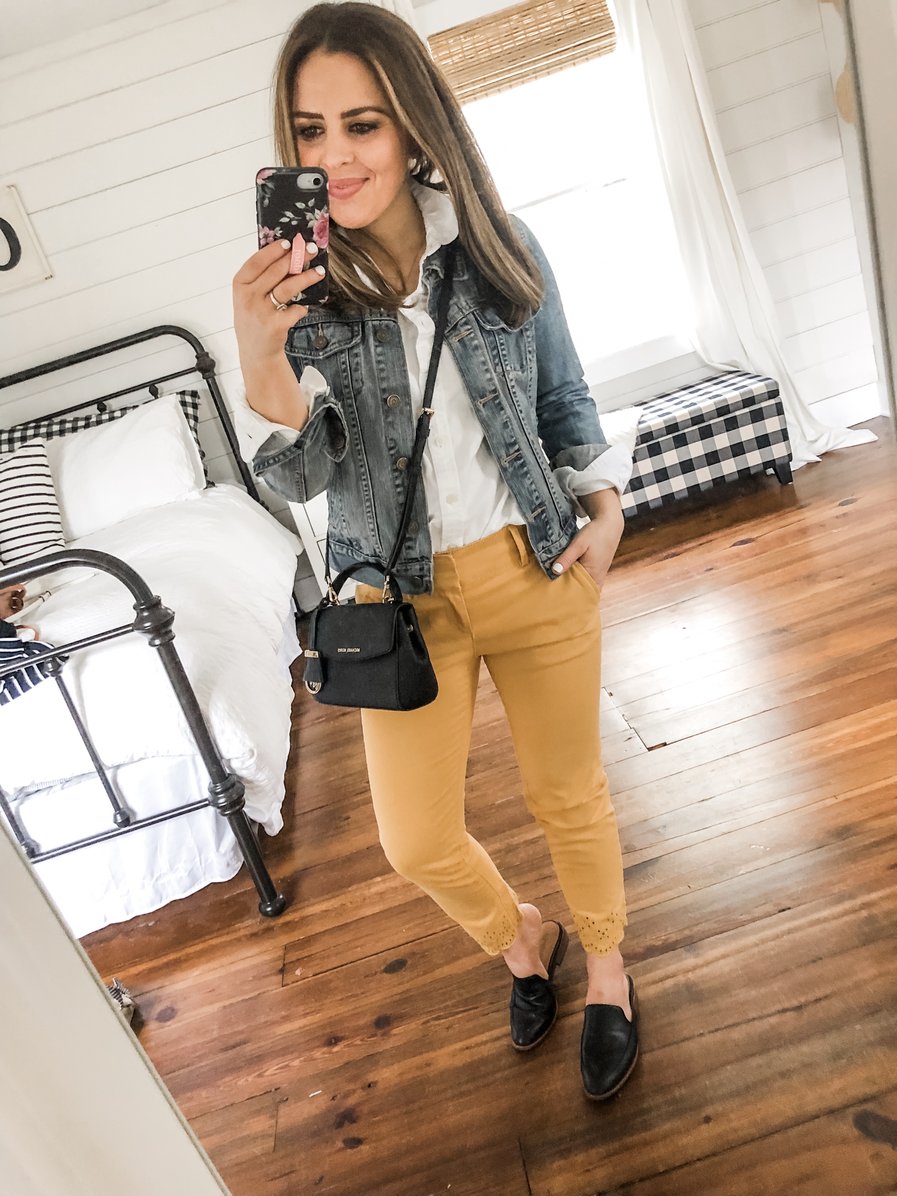 10 ways to style mustard pants. - dress cori lynn