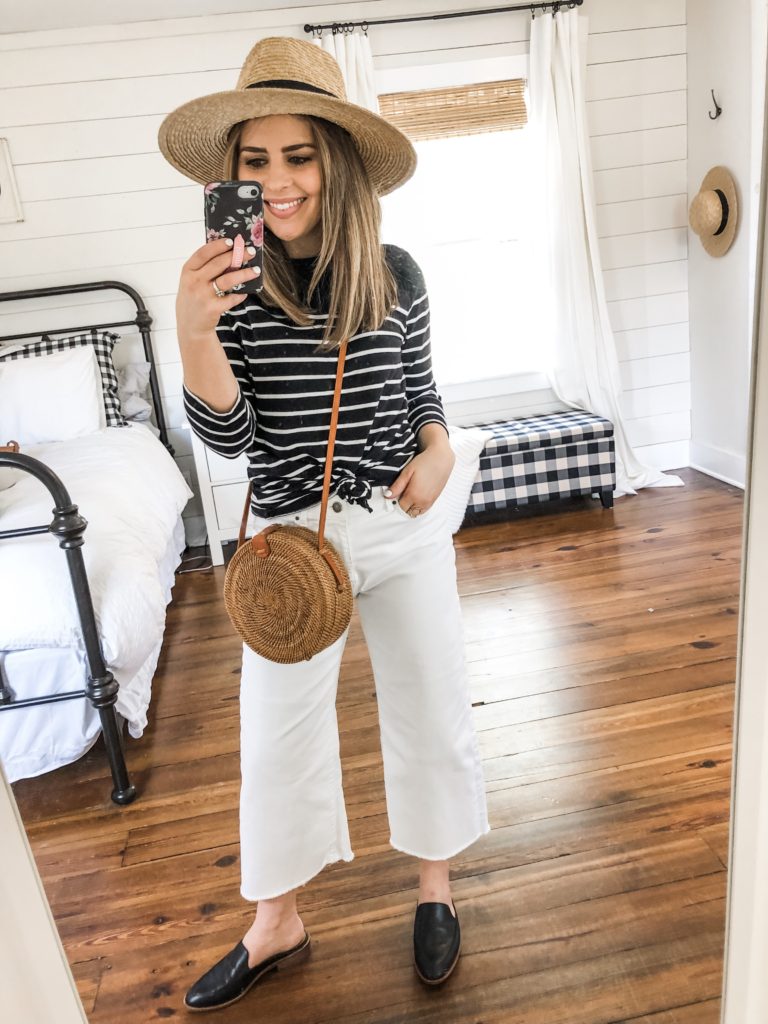 4 ways to style white jeans. - dress cori lynn