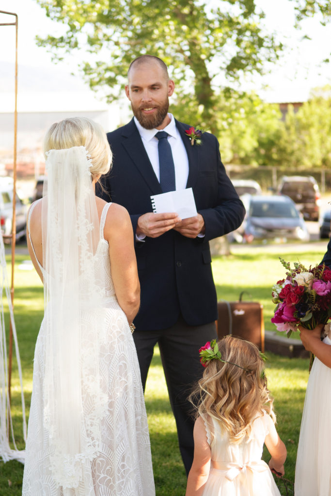 Scenes from my sister's wedding. - dress cori lynn