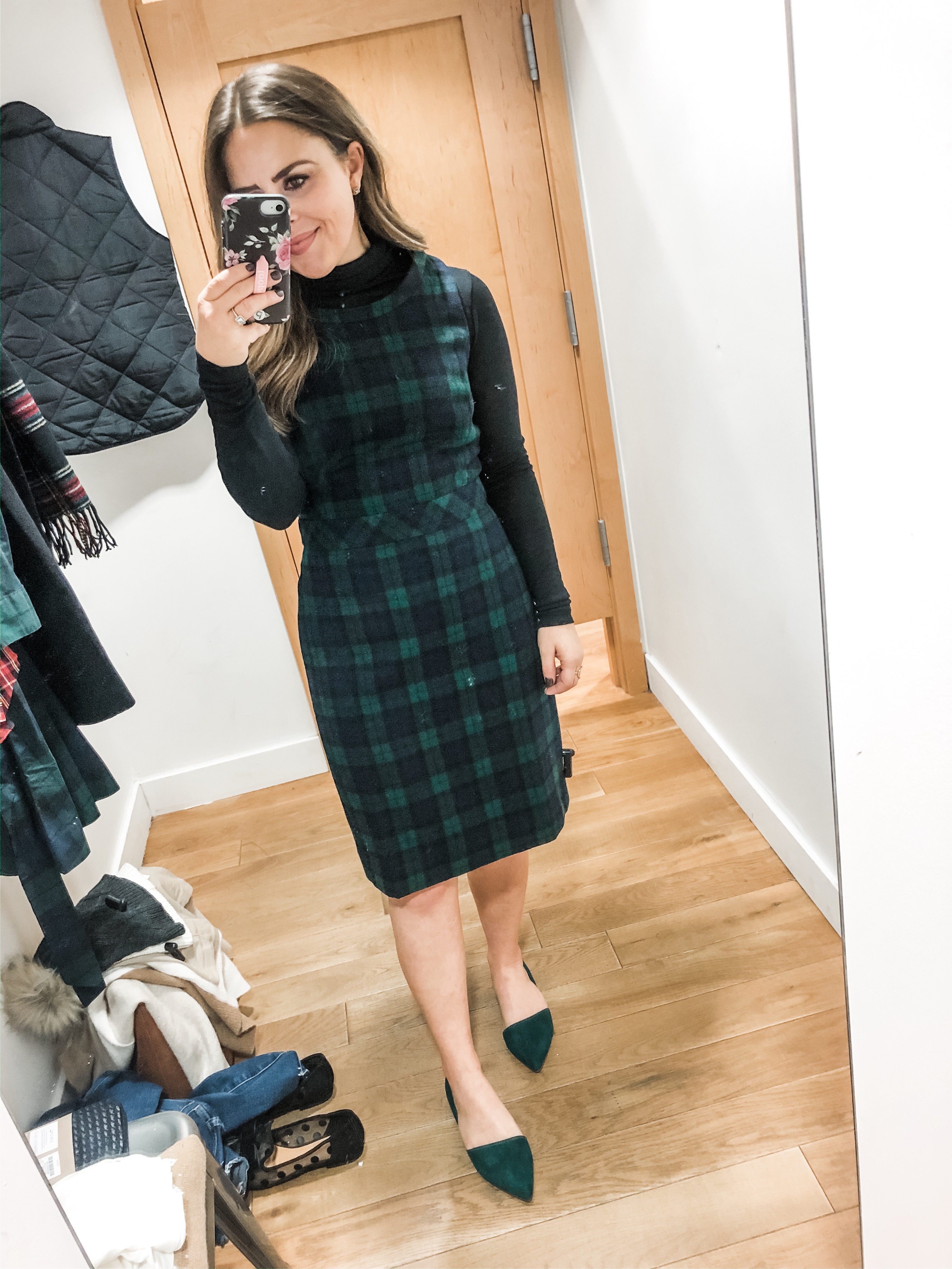 J crew hotsell plaid dress