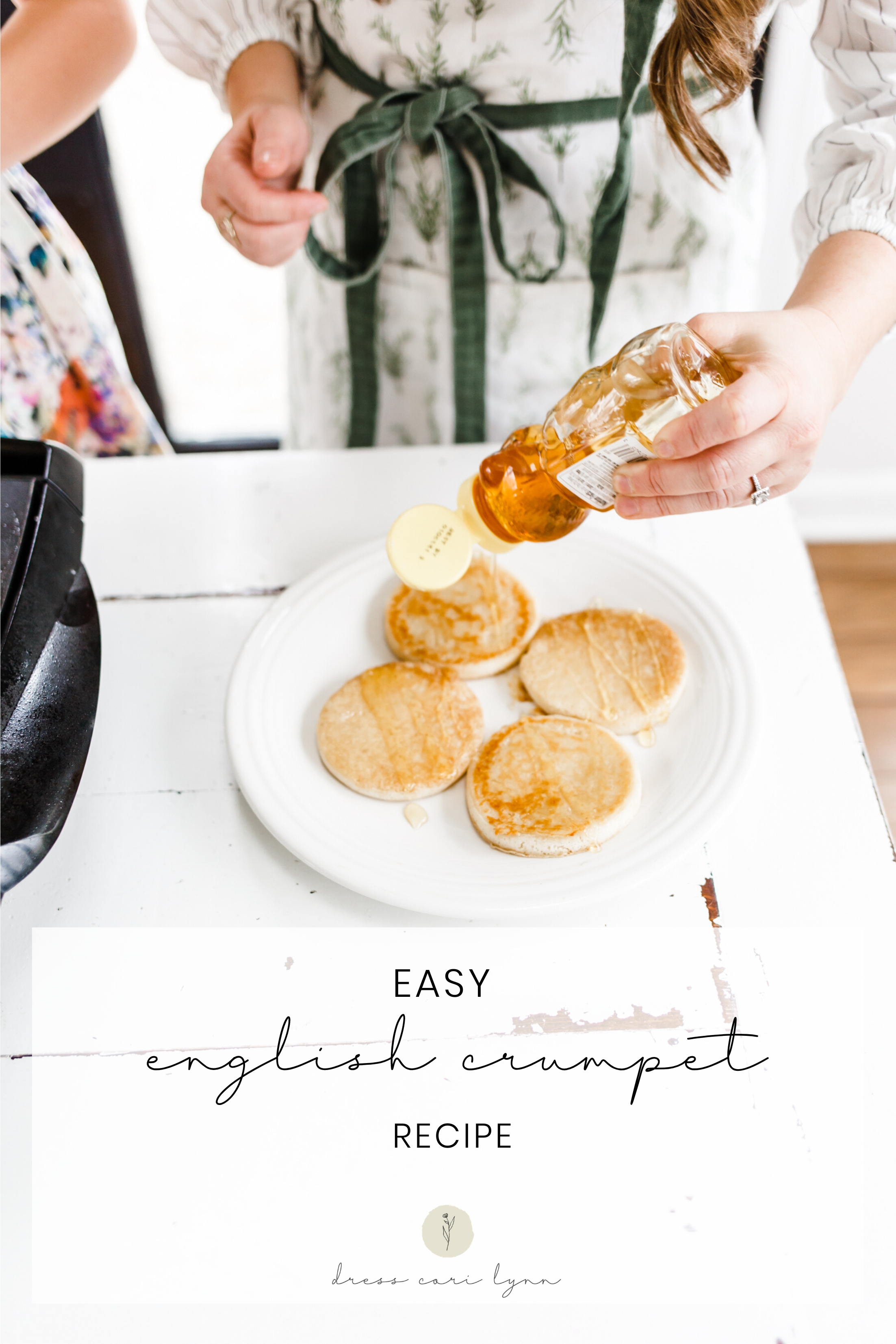 easy English crumpets recipe (with Hannah) - dress cori lynn