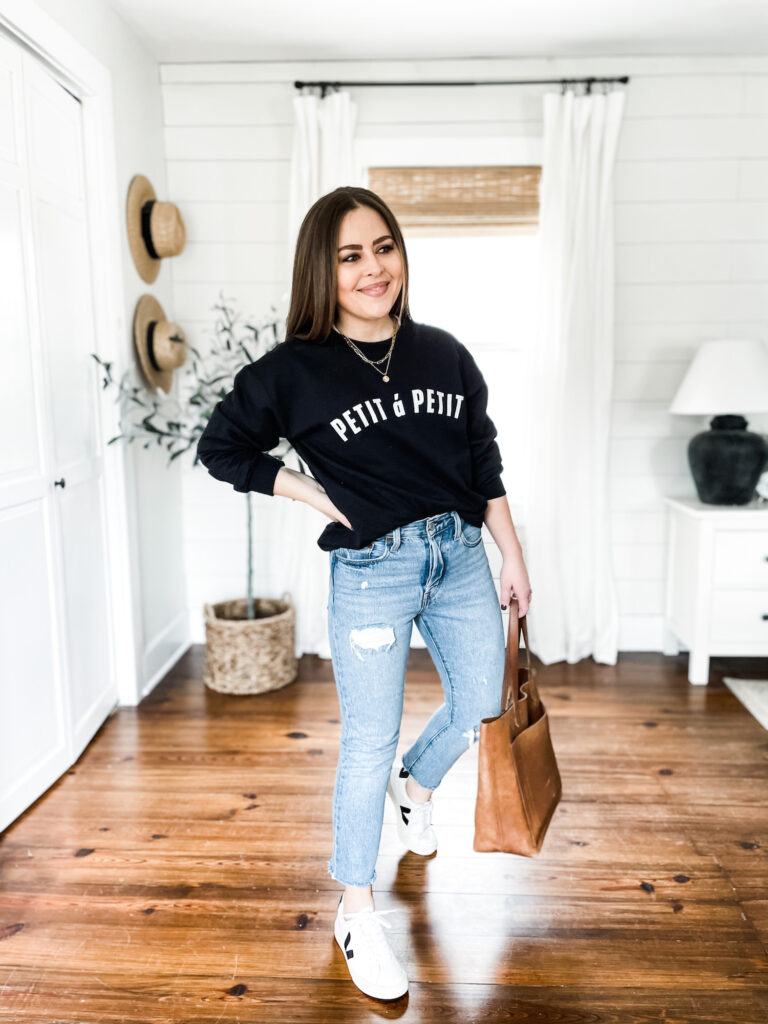 What I wore this week: a sweatshirt tucked into jeans | Fashion | The  Guardian