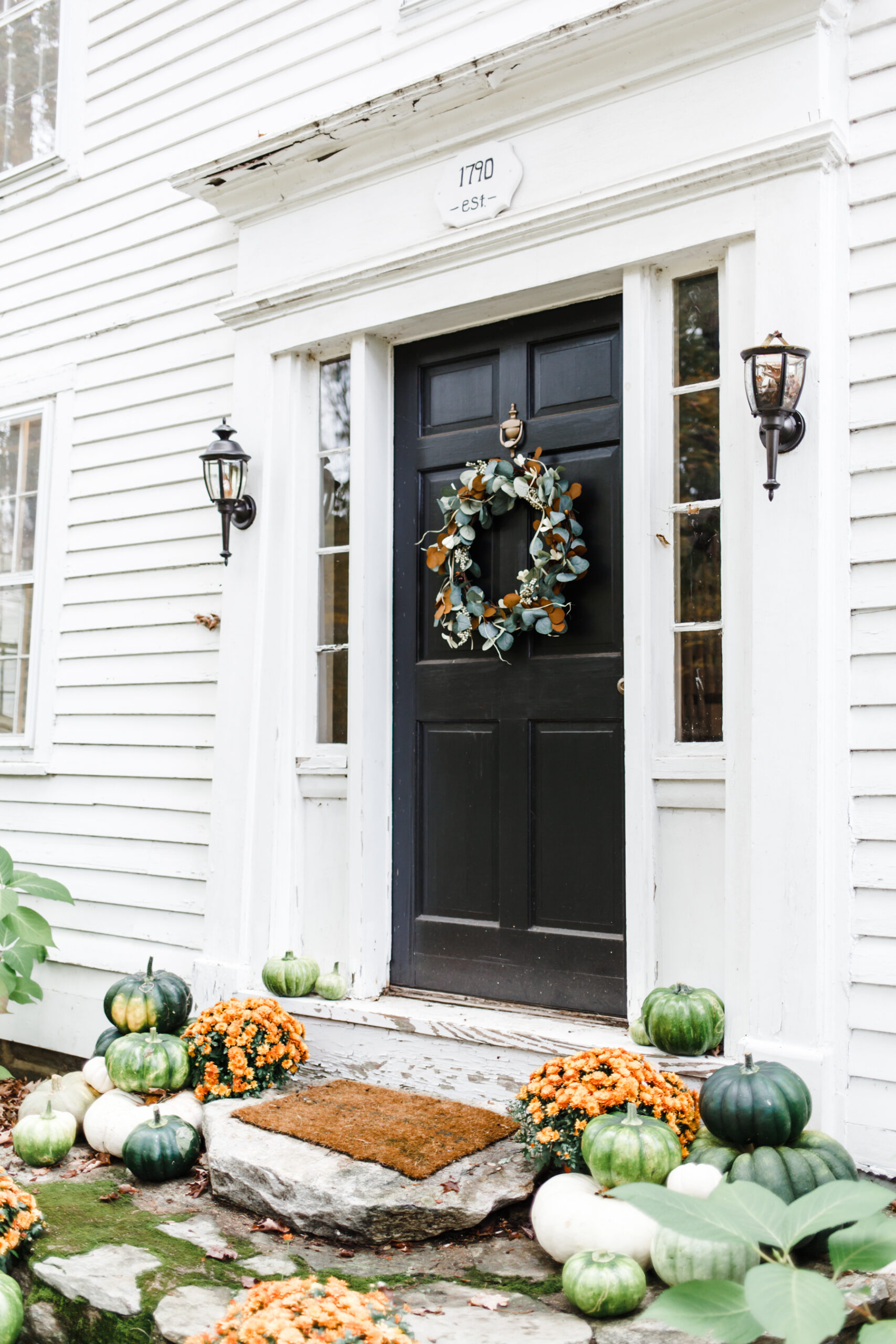 this year's fall porch. - dress cori lynn