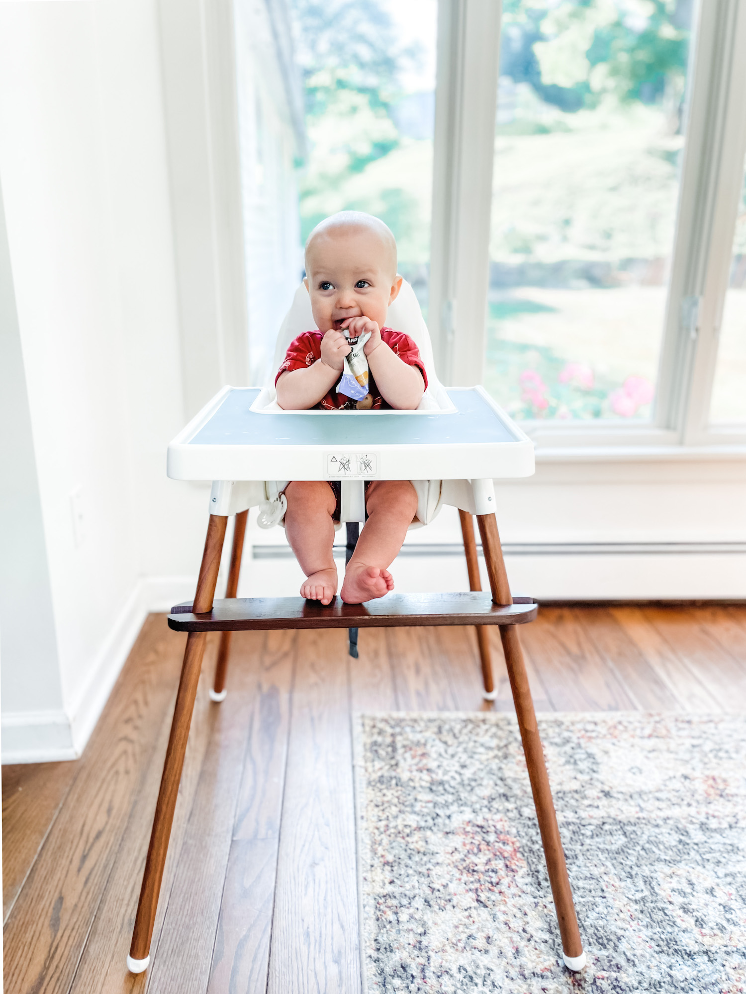 how to give the Ikea Antilop high chair a glow-up - dress cori lynn